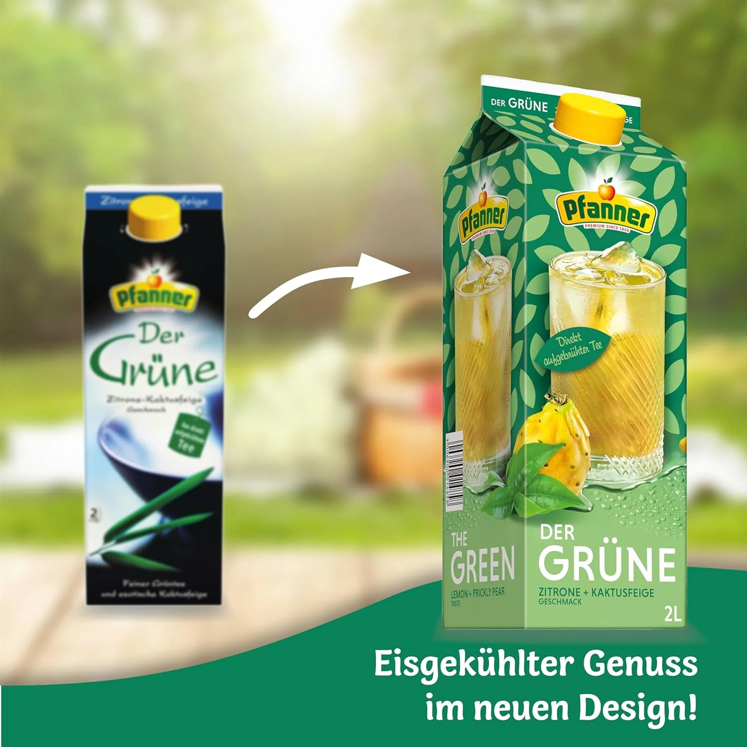 Pfanner «Der Grüne» Zitrone-Kaktusfeige - 6x2L - Image 3