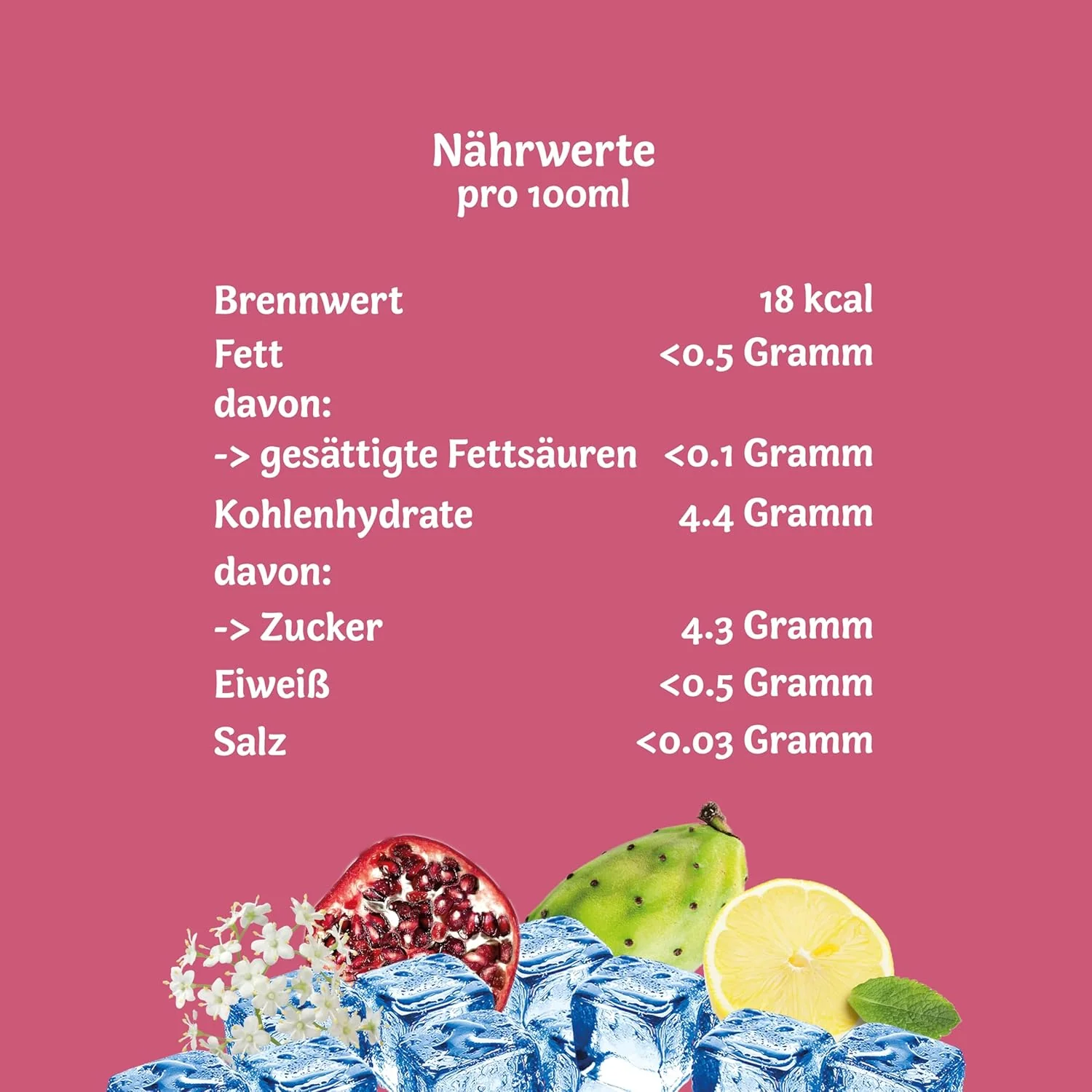 Pfanner «Der Rote» Zitrone-Granatapfel kalorienarm - 6x2L - Image 4