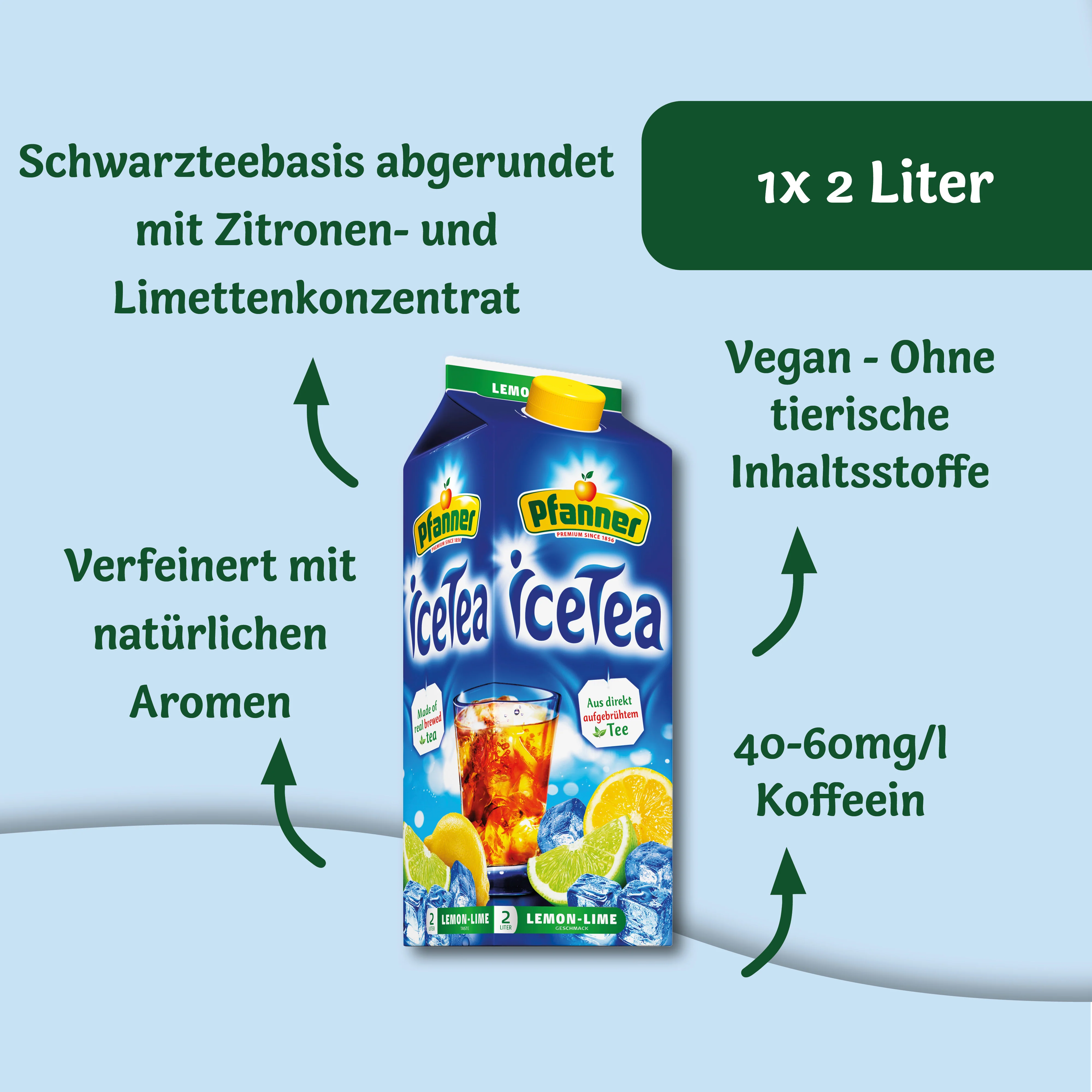 Pfanner Eistee Zitrone - 6x2L - Image 4