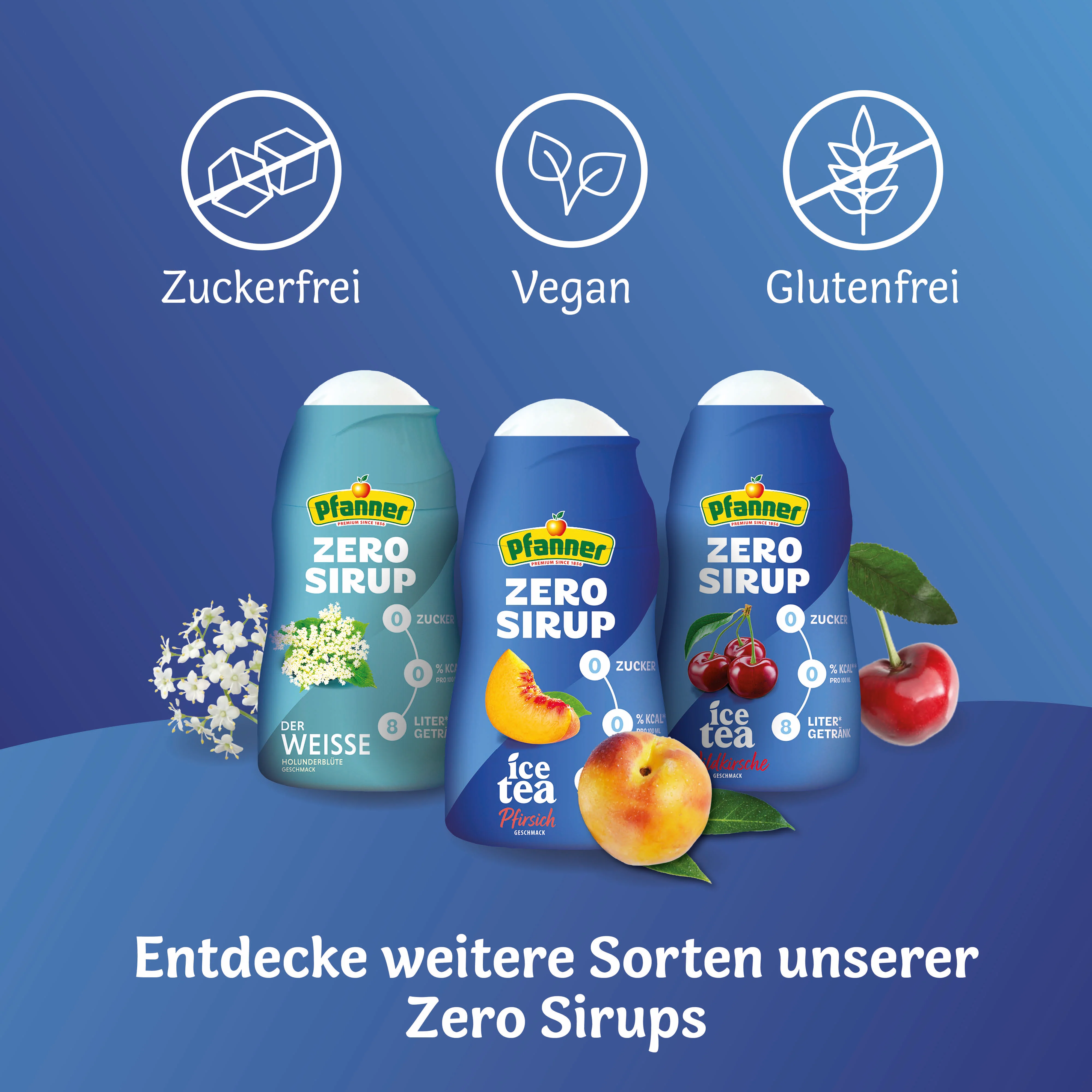 Pfanner Eistee Pfirsich Zero Sirup 1:140 (57ml) - Image 4