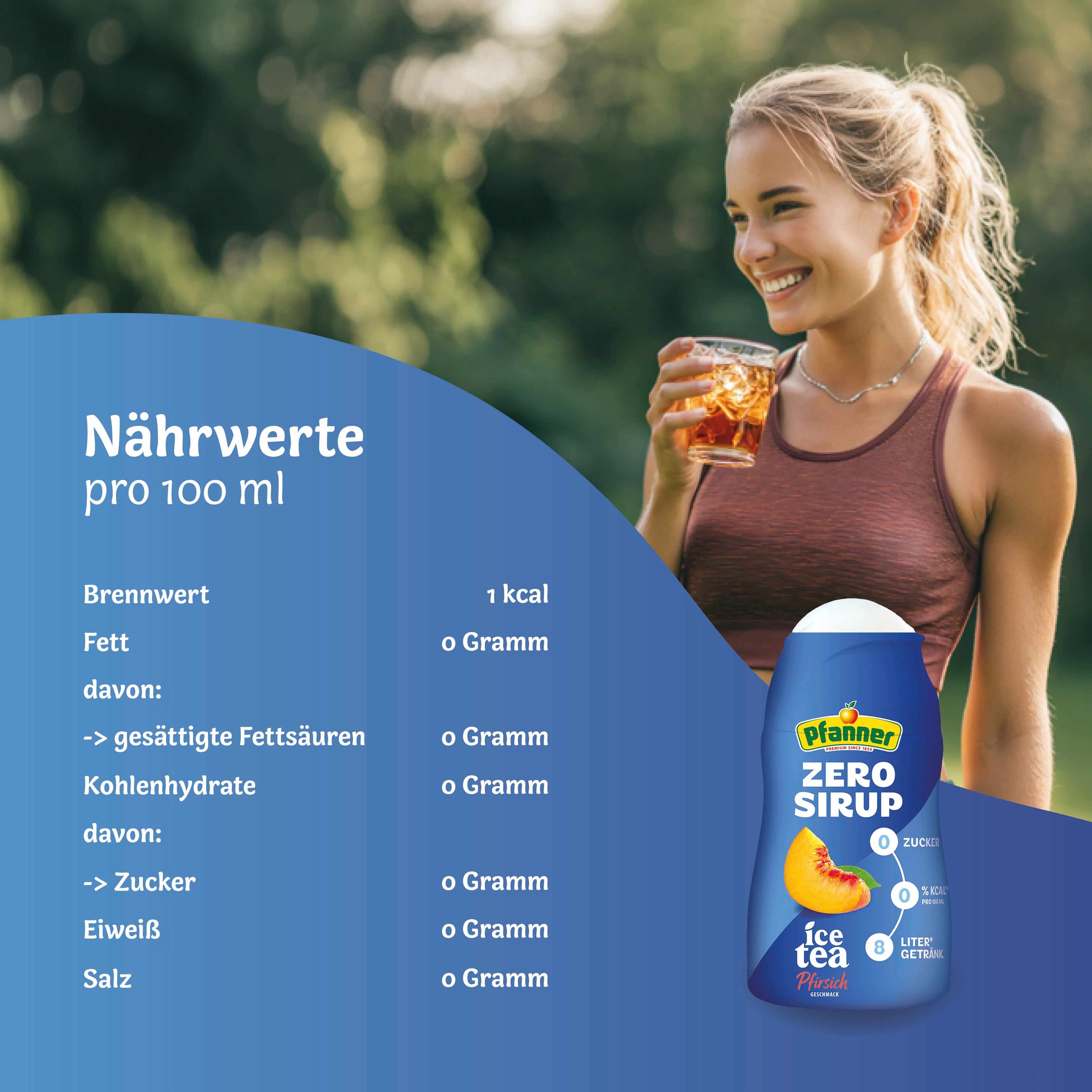 Pfanner Eistee Pfirsich Zero Sirup 1:140 (57ml) - Image 5