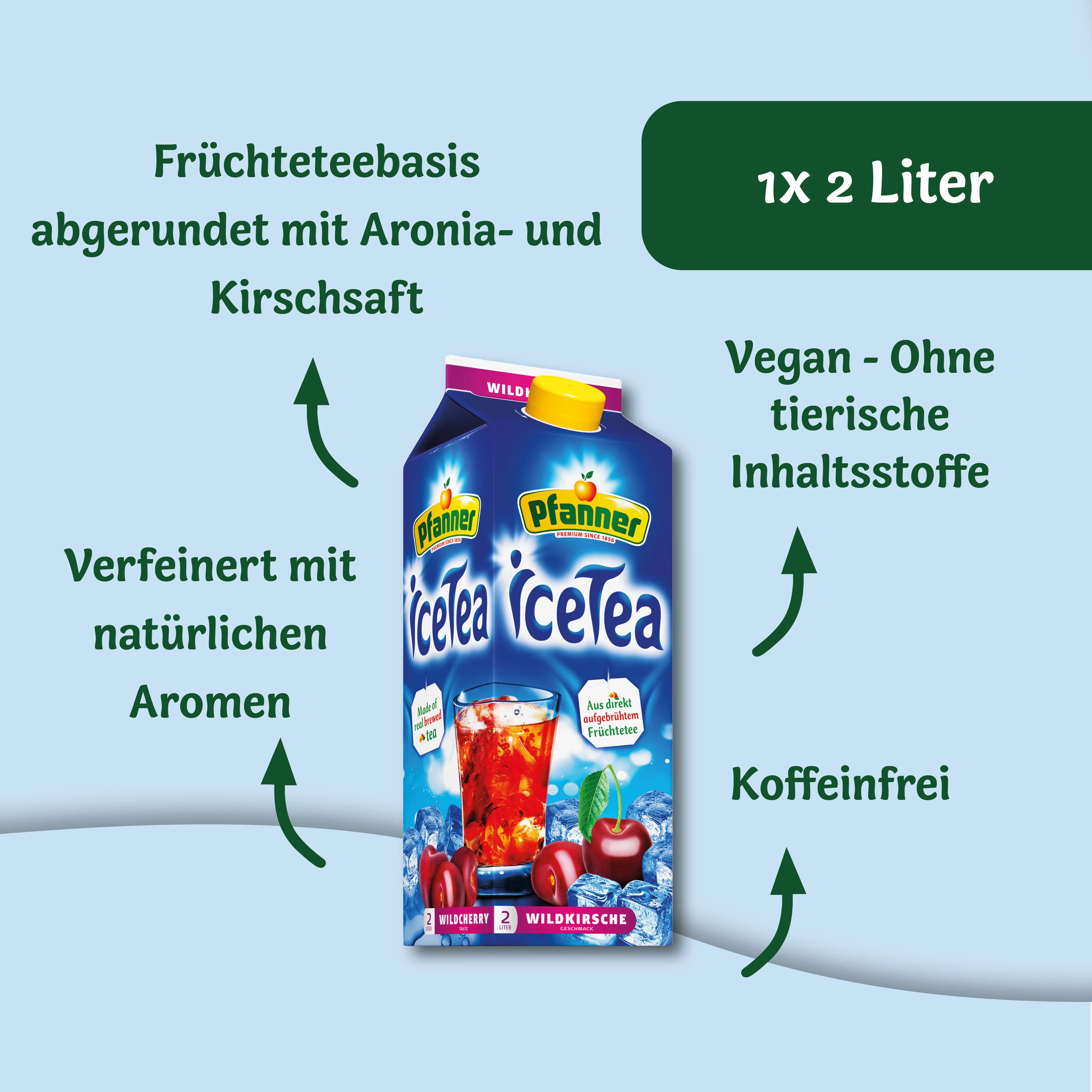 Pfanner Eistee Wildkirsche - 6x2L - Image 4